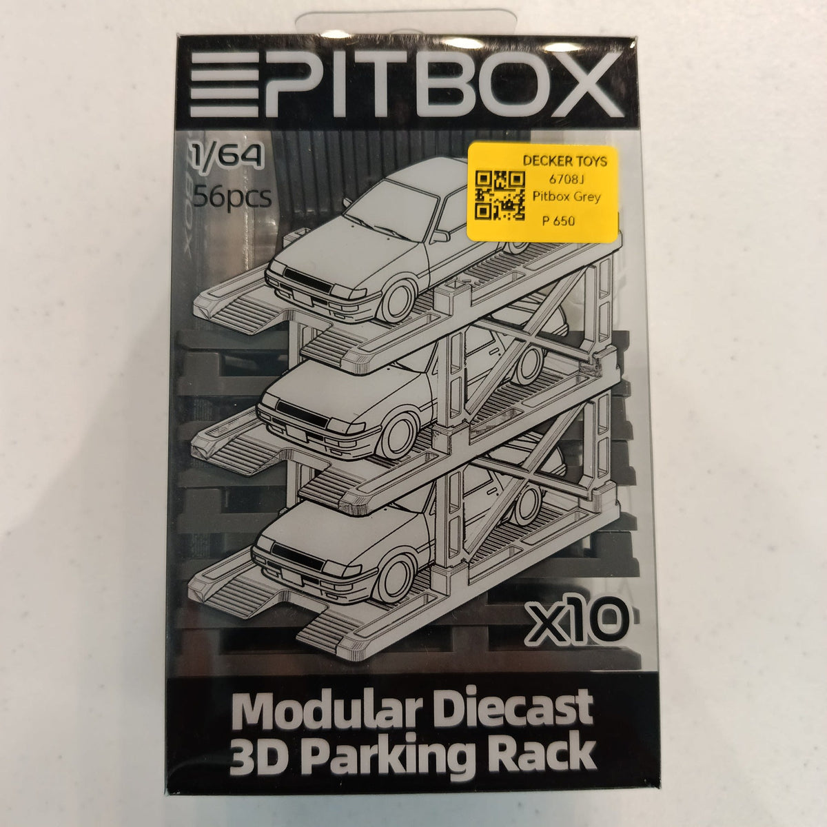 Pitbox Pitbox Modular Diecast 3D Parking Rack Modular Diecast 3D Parking Rack