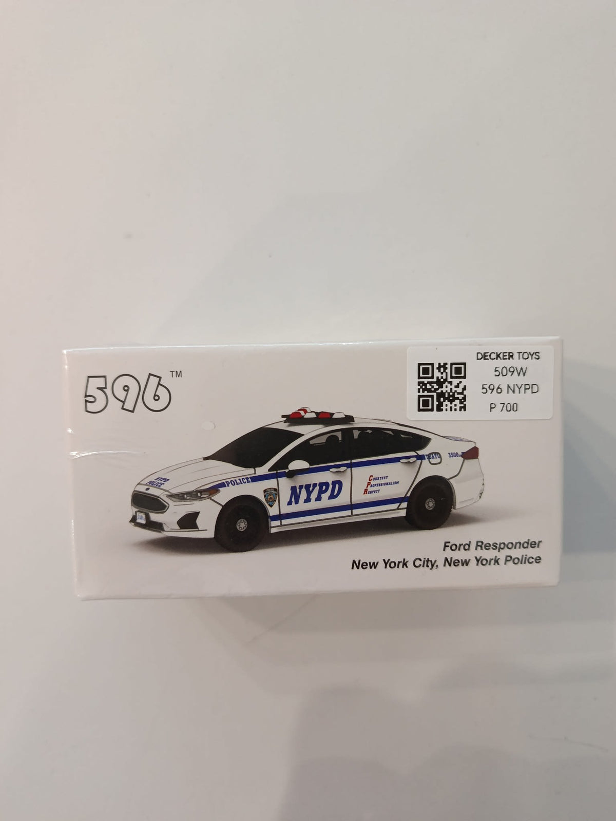 Decker Toys 596 Ford Responder New York City New York Police (NYPD) #509W