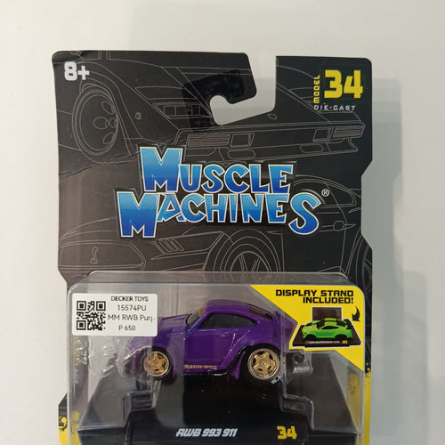 Muscle Machines Die-Cast Model 34 RWB 993 911
