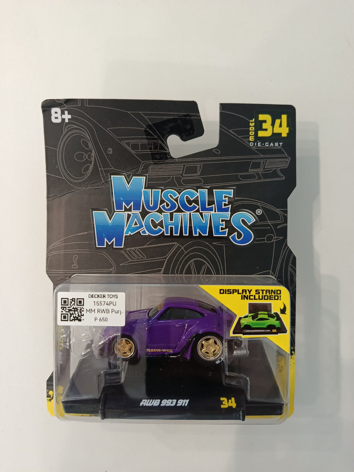 Muscle Machines Die-Cast Model 34 RWB 993 911