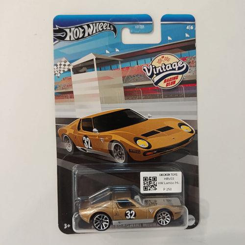 2023 Hot Wheels Vintage Racing Club Lamborghini Miura