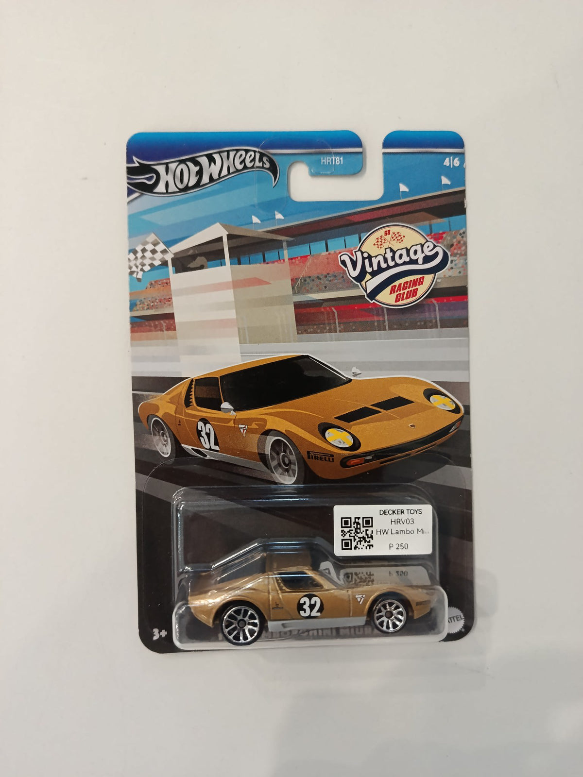 2023 Hot Wheels Vintage Racing Club Lamborghini Miura