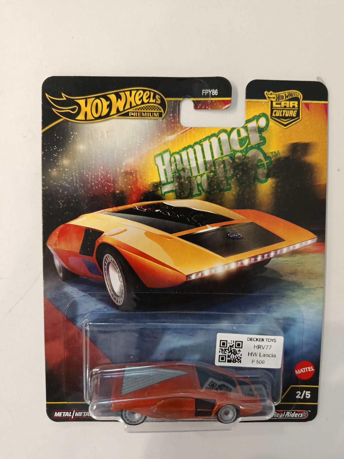 Hot Wheels Car Culture - Hammer Drop Lancia Stratos Zero