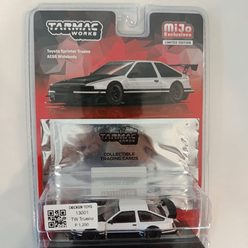 Tarmac Works MiJo Exclusives Limited Edition Toyota Sprinter Trueno AE86 Widebody