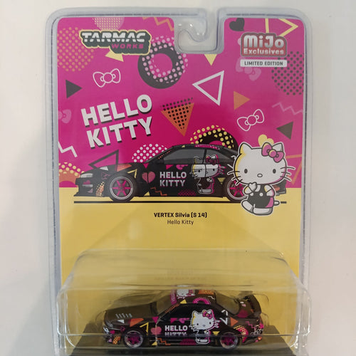 Tarmac Works MiJo Exclusives VERTEX Silvia (S14) Hello Kitty