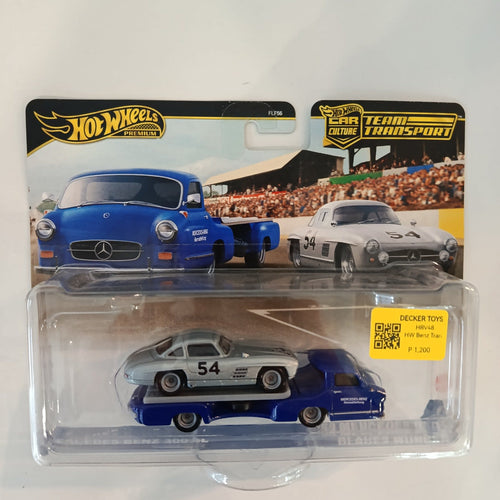 2021 Hot Wheels Car Culture Team Transport Mercedes-Benz 300 SL & Blaues Wunder Transporte