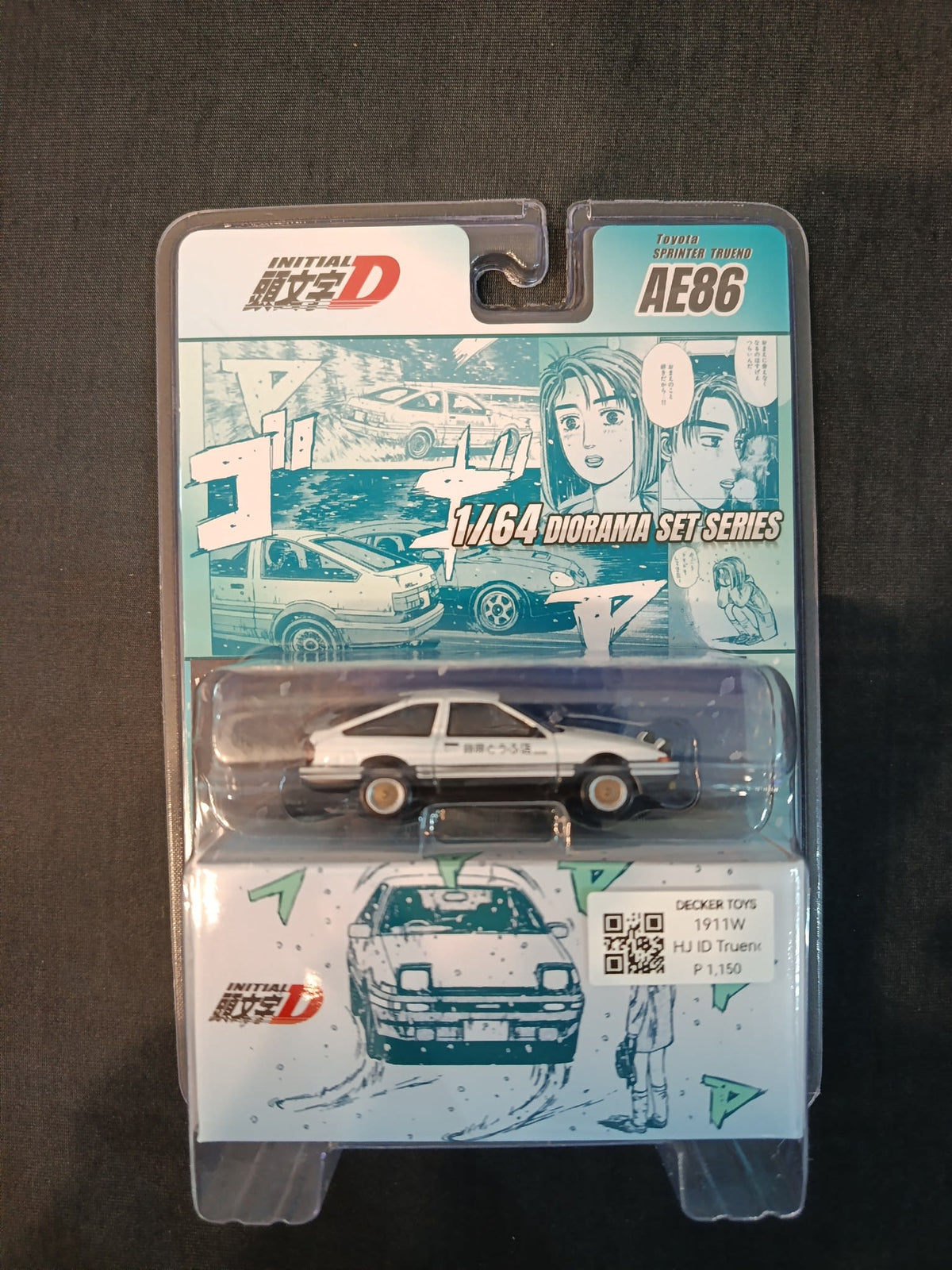 Hot Wheels Initial D 1/64 Diorama Set Series Toyota Sprinter Trueno AE86