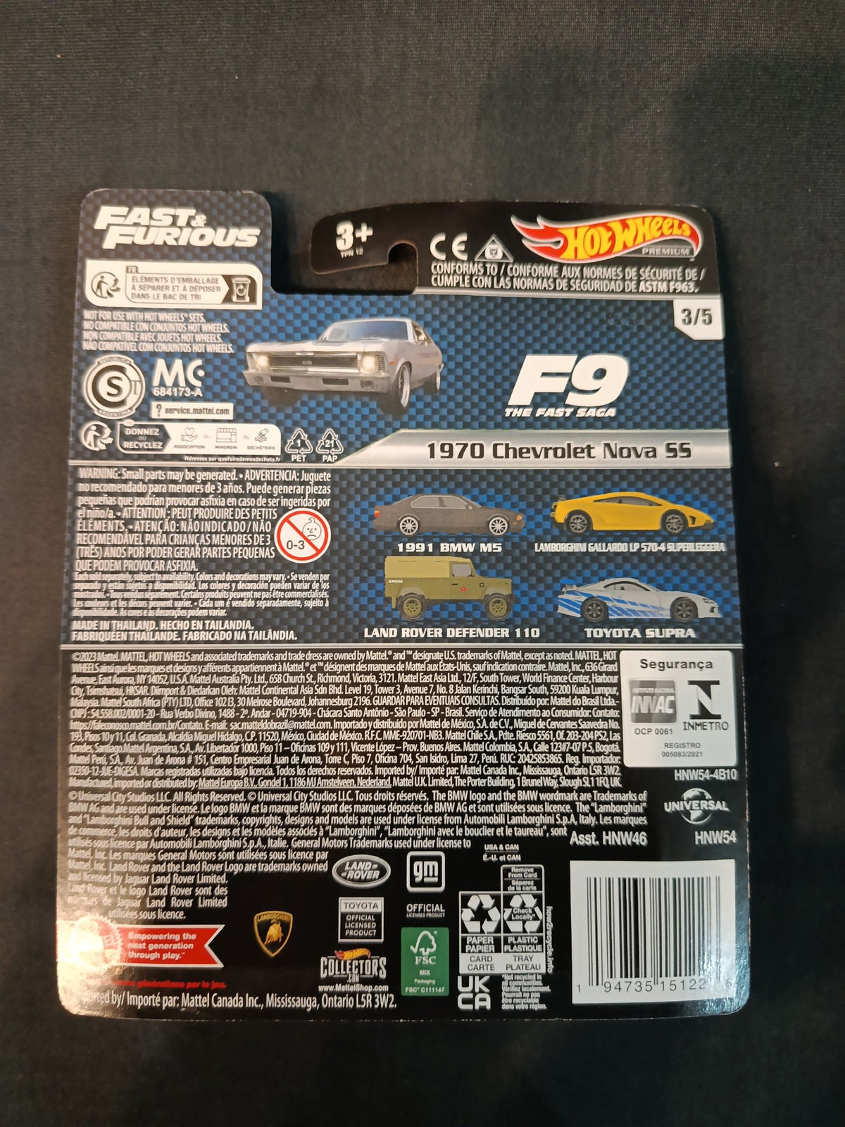 2024 Hot Wheels Fast & Furious Premium HW Nova #3/5 - view 2