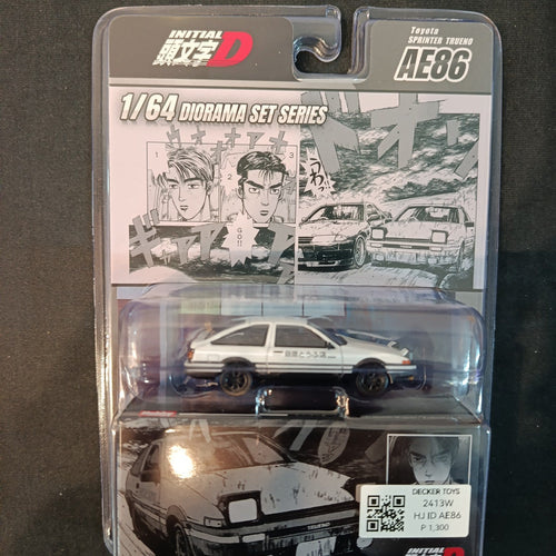 Initial D 1/64 Diorama Set Series Toyota Sprinter Trueno AE86