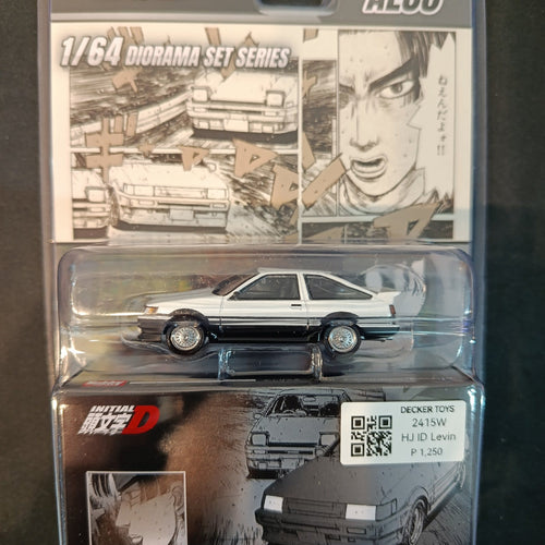 Initial D 1/64 Diorama Set Series Toyota Corolla Levin AE86