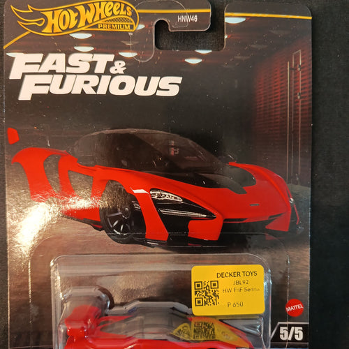 2023 Hot Wheels Fast & Furious McLaren Senna #5/5