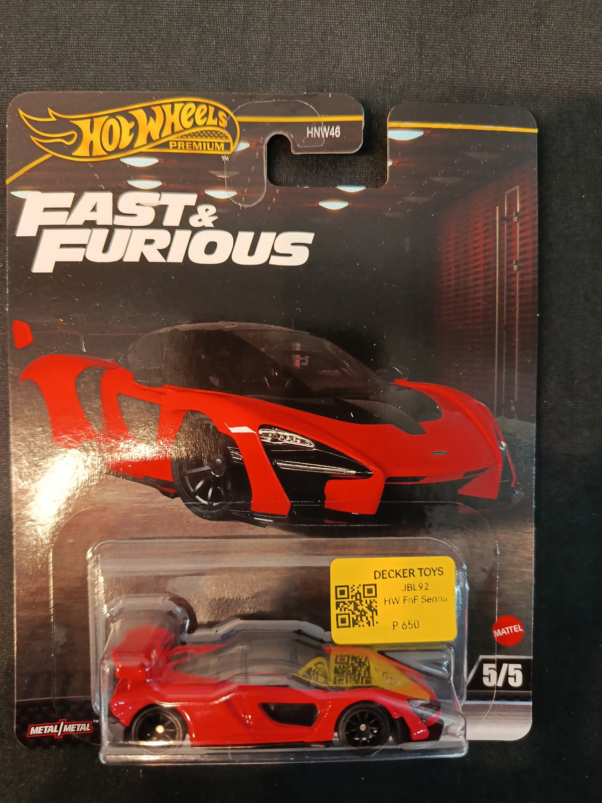 2023 Hot Wheels Fast & Furious McLaren Senna #5/5
