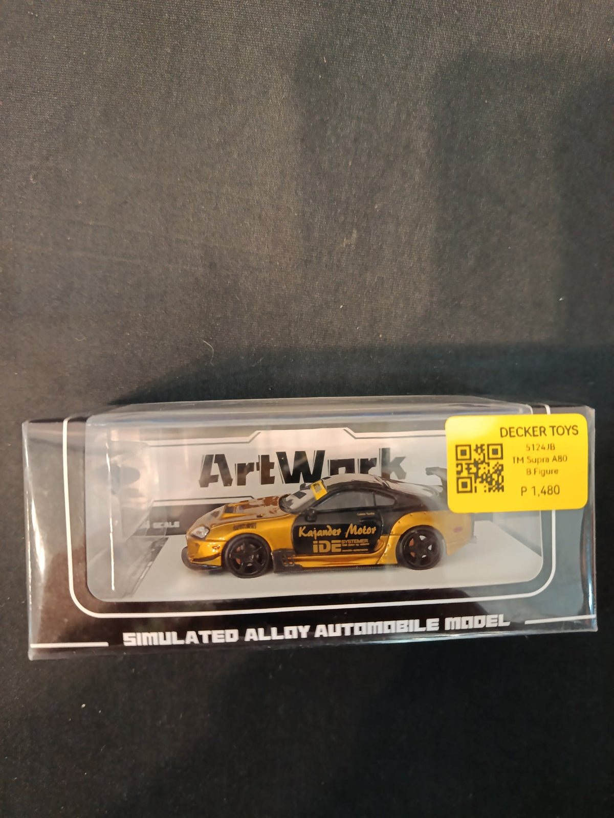 ArtWork Simulated Alloy Automobile Model Toyota Supra A80 (Kajander Motor / IDE Systems Li