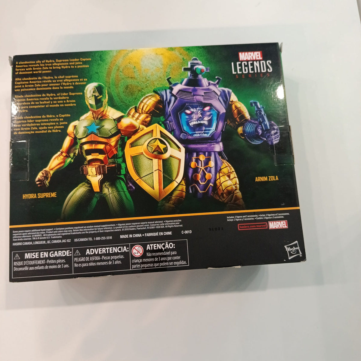 2018 Marvel Legends Legends Series Hydra Supreme & Arnim Zola 2-Pack - view 2