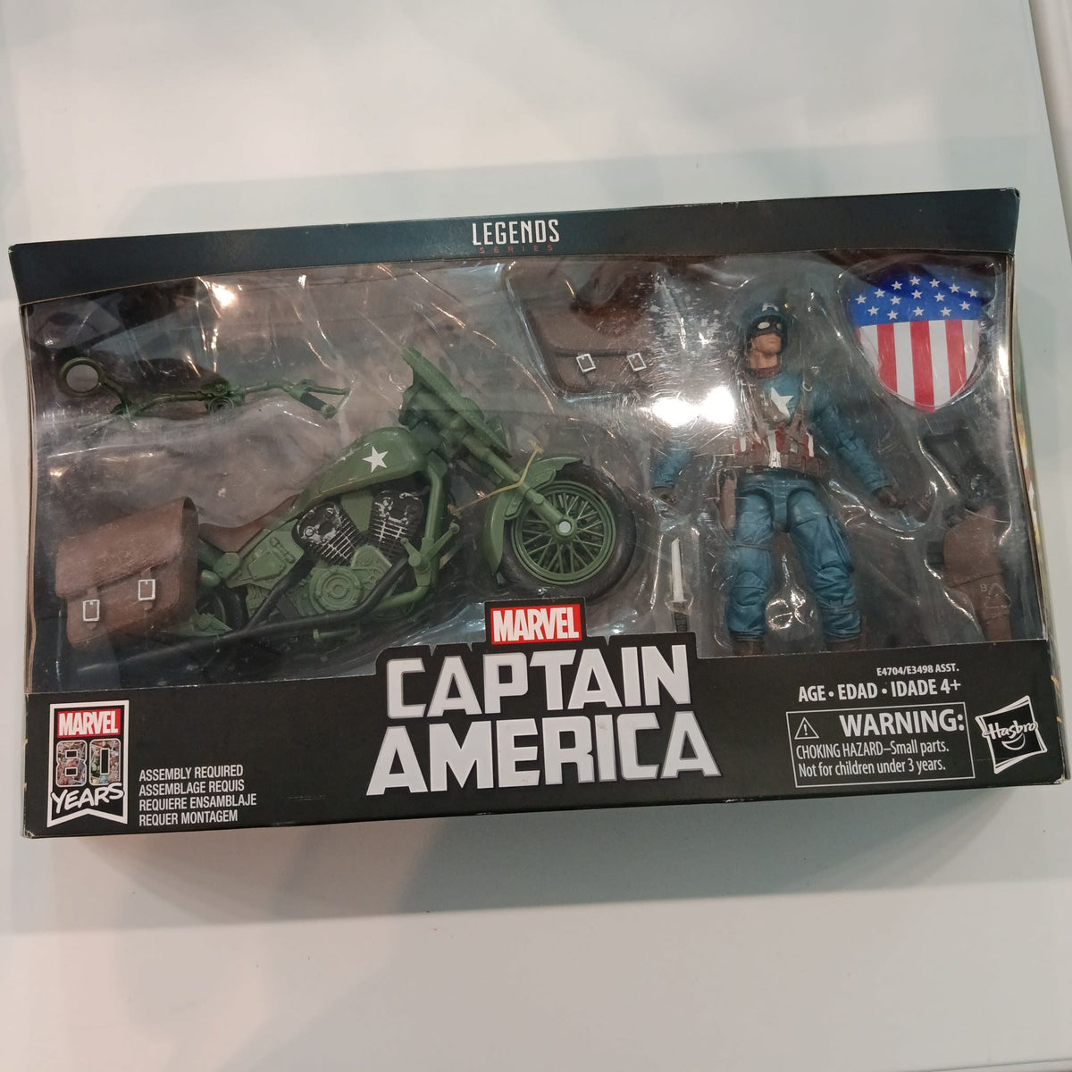 2019 Marvel Legends Legends Series Captain America with Motorcycle