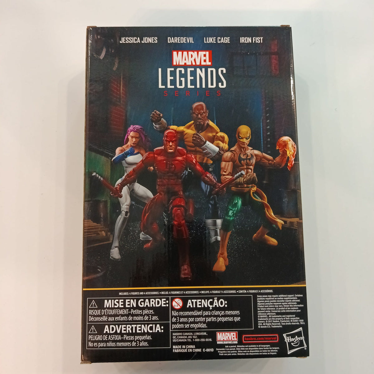 2017 Marvel Legends Series The Defenders The Defenders 4-Pack (Daredevil, Jessica Jones, L - view 2