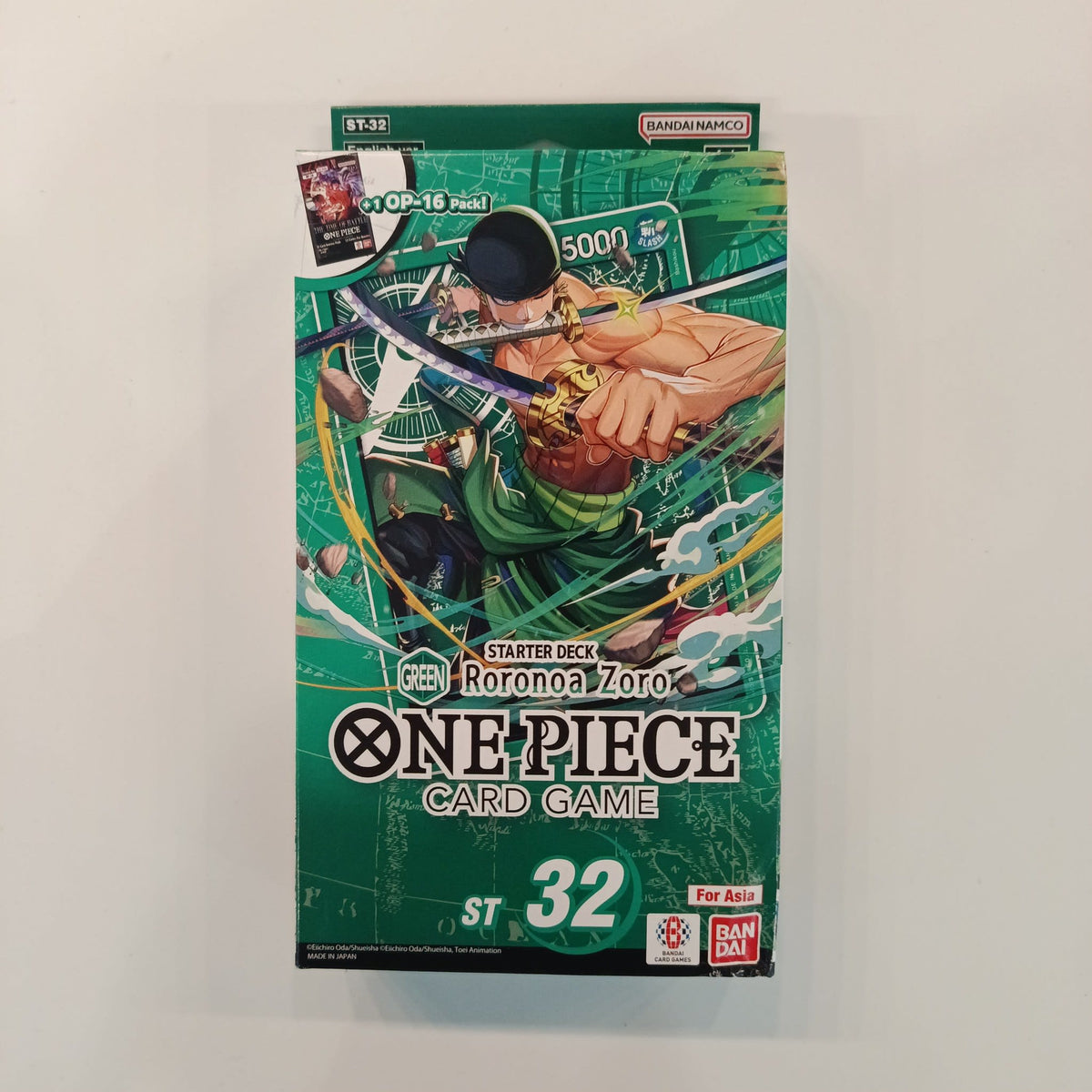 2025 One Piece Card Game Starter Deck Roronoa Zoro #ST-32