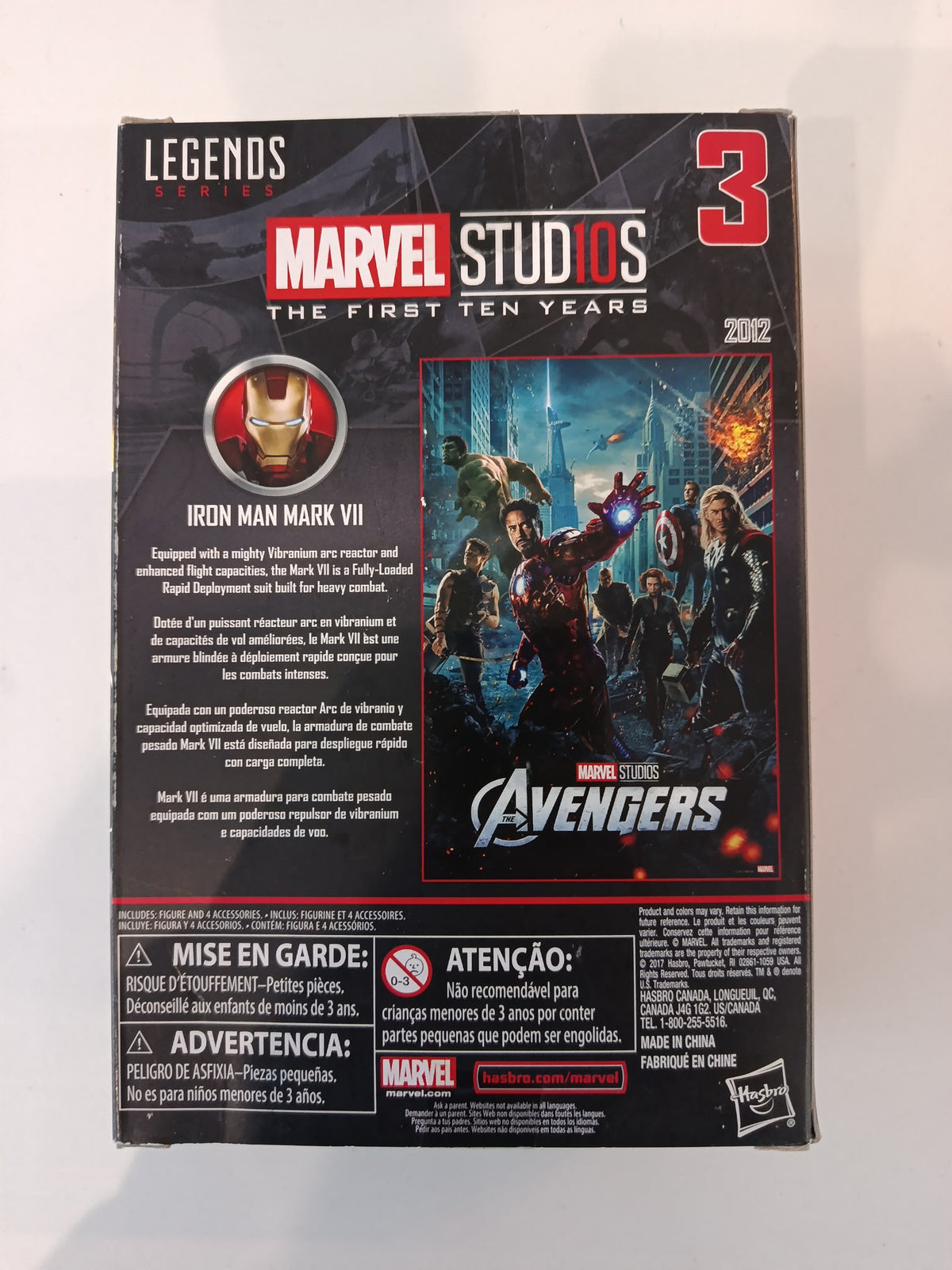 Marvel Legends Marvel Studios: The First Ten Years Iron Man Mark VII - view 2