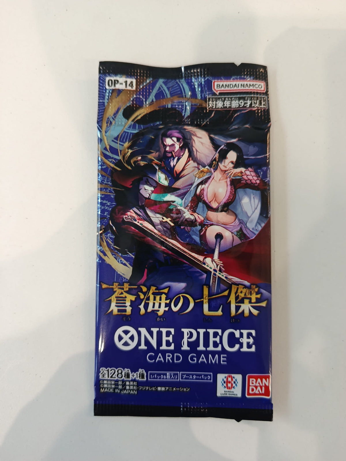 One Piece OP-14 Seven Warlords of the Sea (蒼海の七傑) Mihawk & Boa Hancock Booster Pack 2025 (