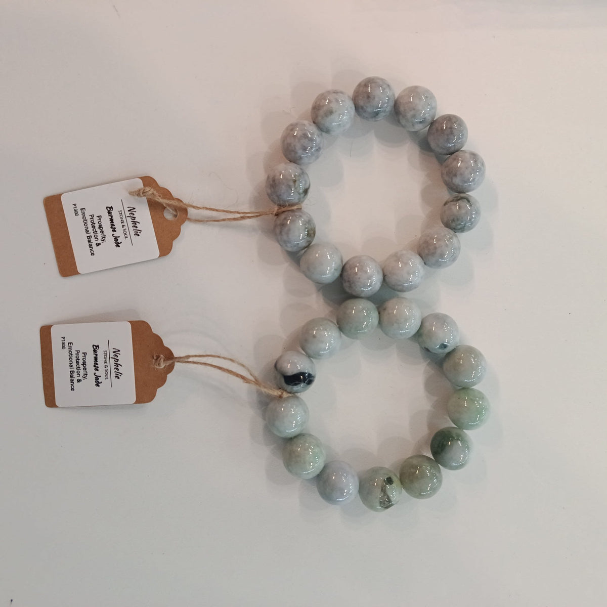 Stone & Soul Nephrite Burmese Jade Nephrite Burmese Jade Bracelet - view 2