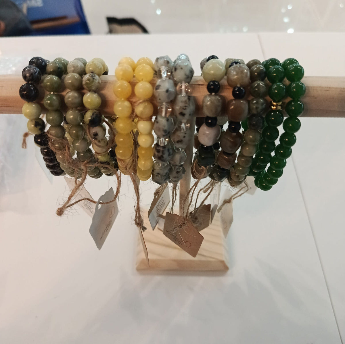 Nephelie Stone & Soul Stone & Soul Serpentine Jade Beaded Bracelet - view 2