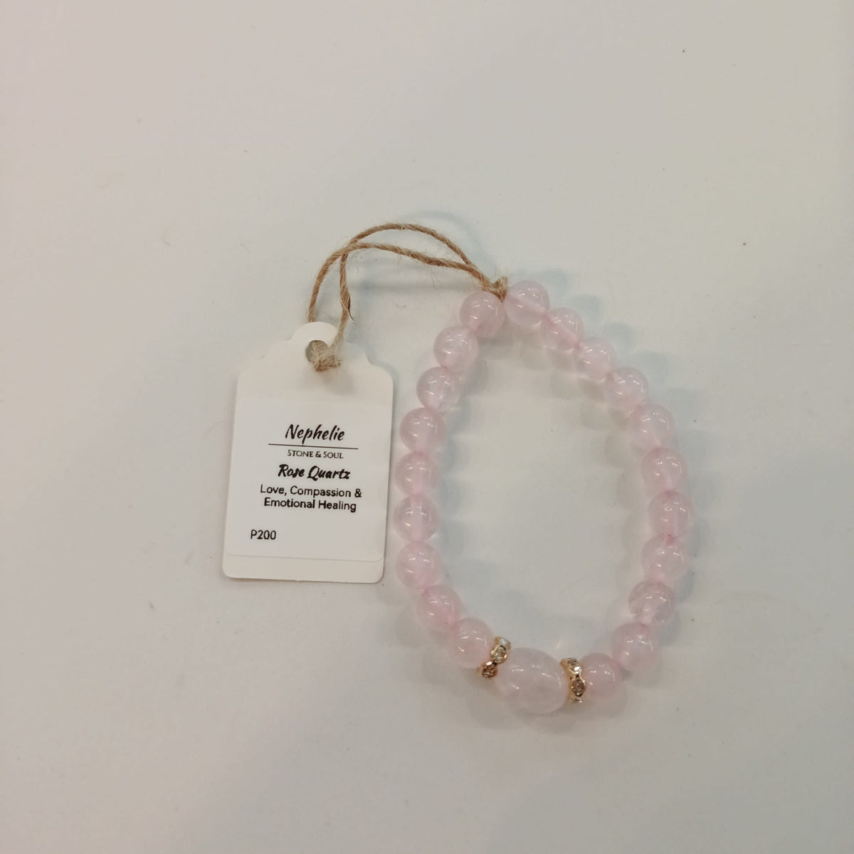 Nephelie Stone & Soul Stone & Soul Rose Quartz Bracelet
