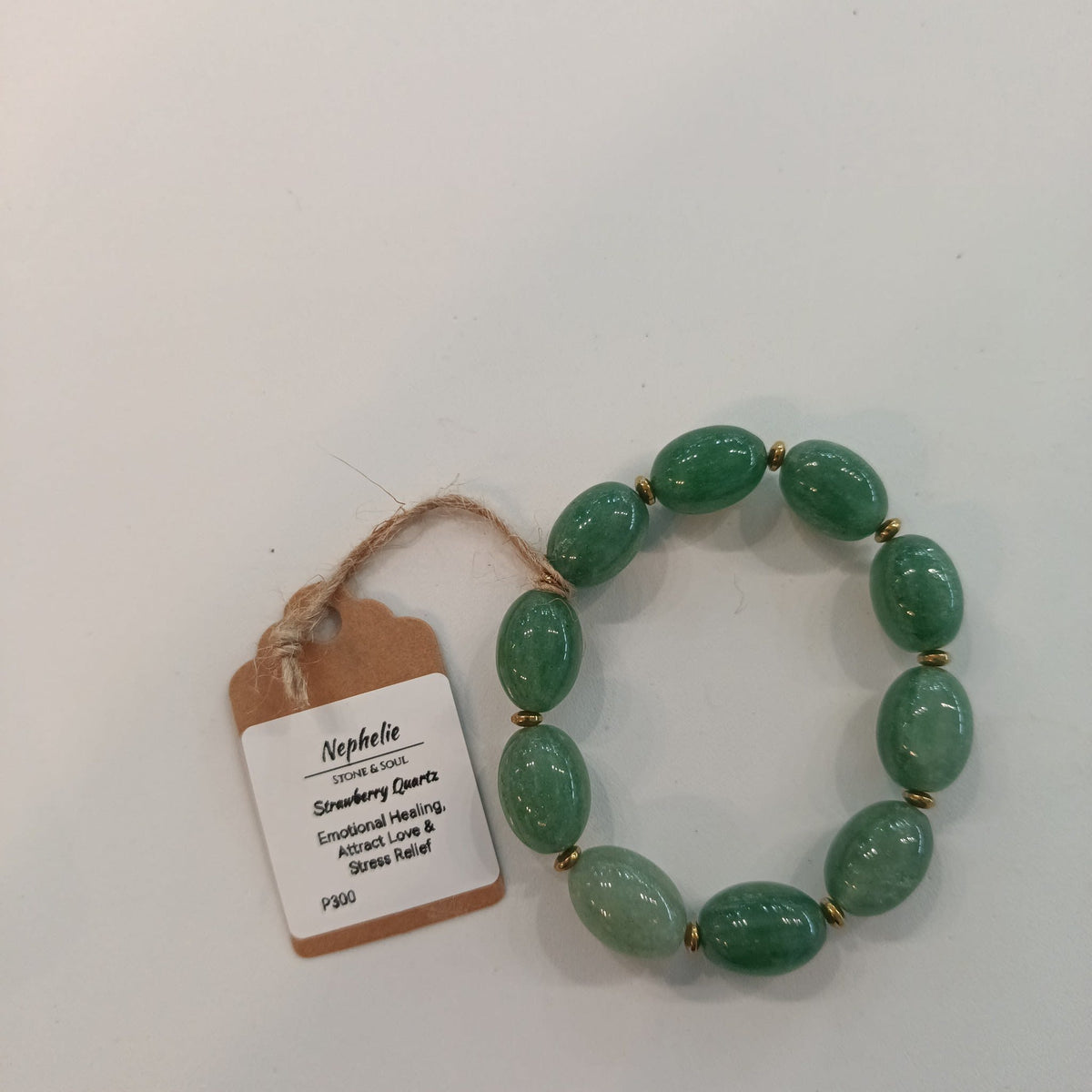 Nephelie Stone & Soul Stone & Soul Strawberry Quartz Bracelet