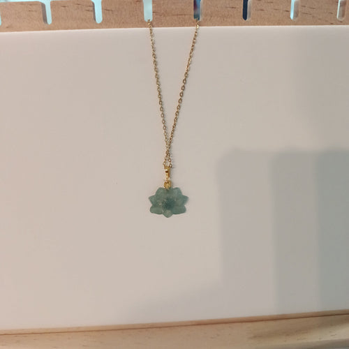 Jade Jewelry Lotus Flower Jade Pendant Necklace