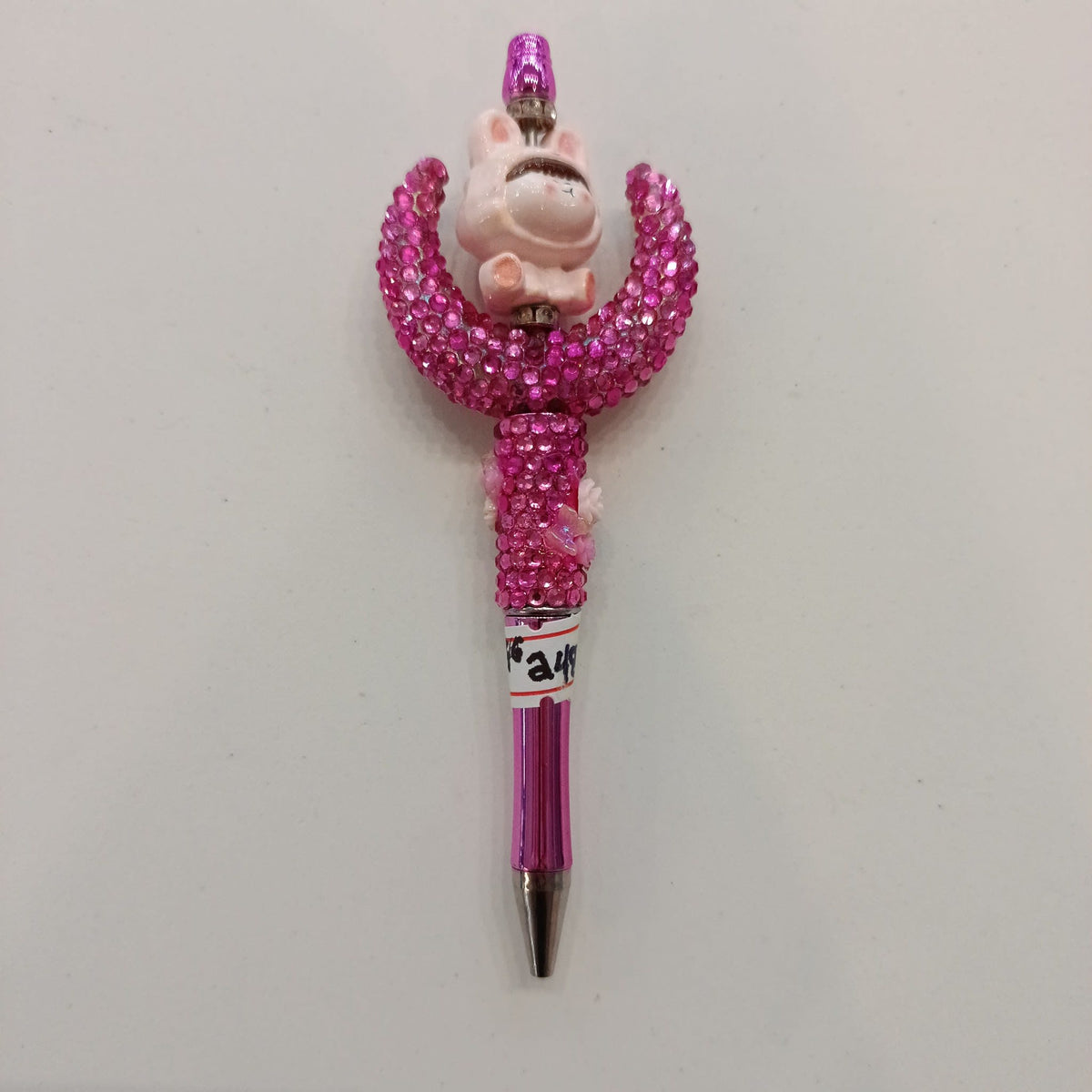 Handmade Beaded Pen Bunny / Rabbit