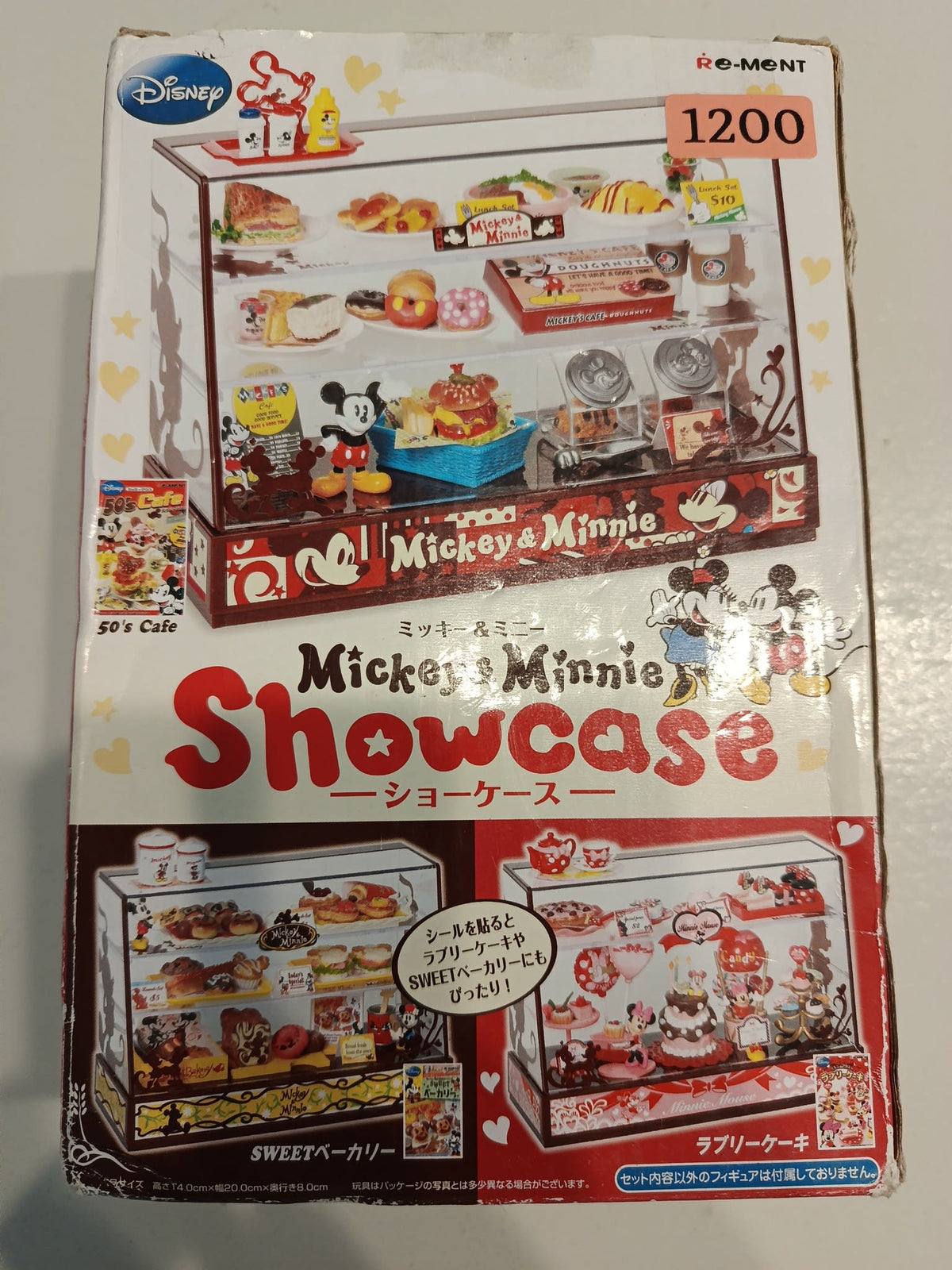Re-Ment Mickey & Minnie Showcase