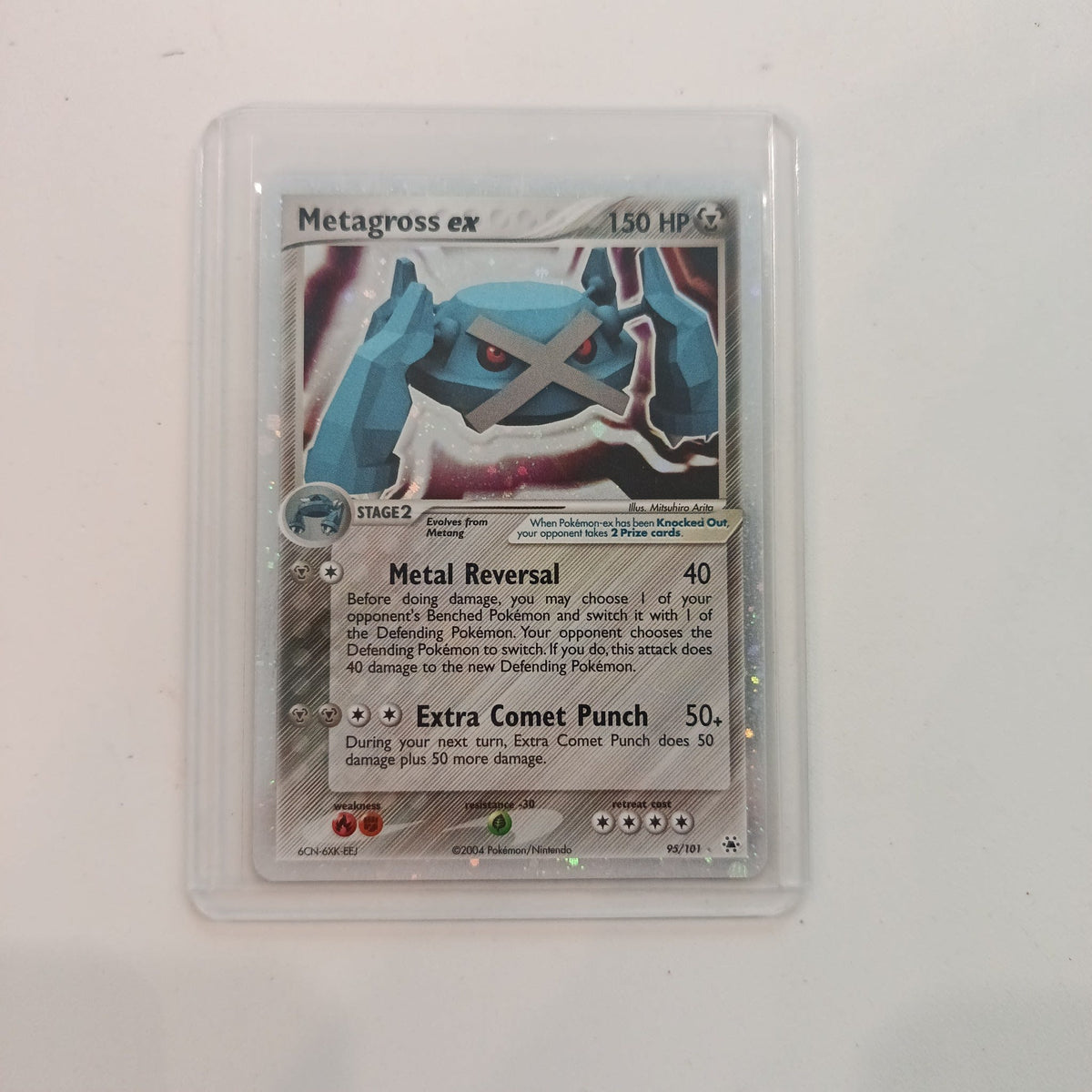 2004 Pokemon Company EX Hidden Legends ex Metagross ex #95/101