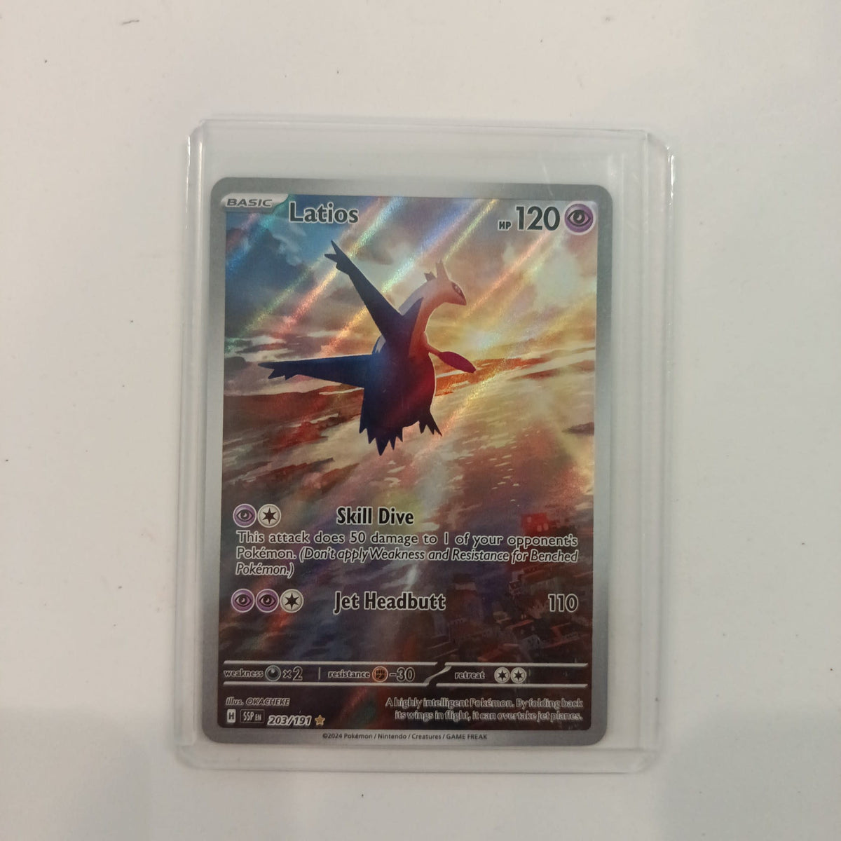 2024 Pokemon Company Scarlet & Violet — Surging Sparks Special Illustration Rare Latios #2