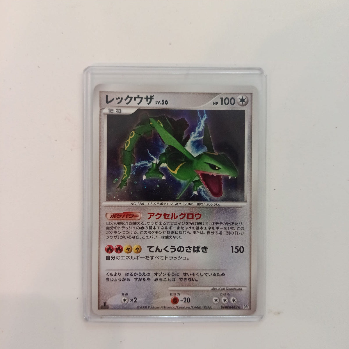 2008 Pokemon Company DP Black Star Promos Rayquaza Holo #DPBP#442