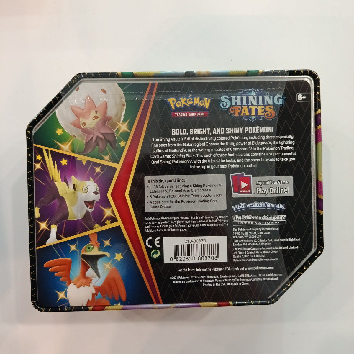 2021 Pokemon TCG Shining Fates Cramorant V - view 2