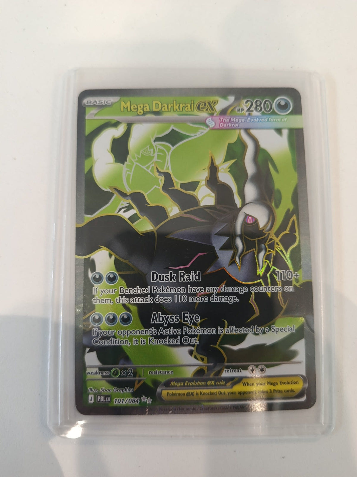 Pokemon Mega Darkrai ex PBL (Paldean Fates / Scarlet & Violet Promo) #101/084 2024 (Englis