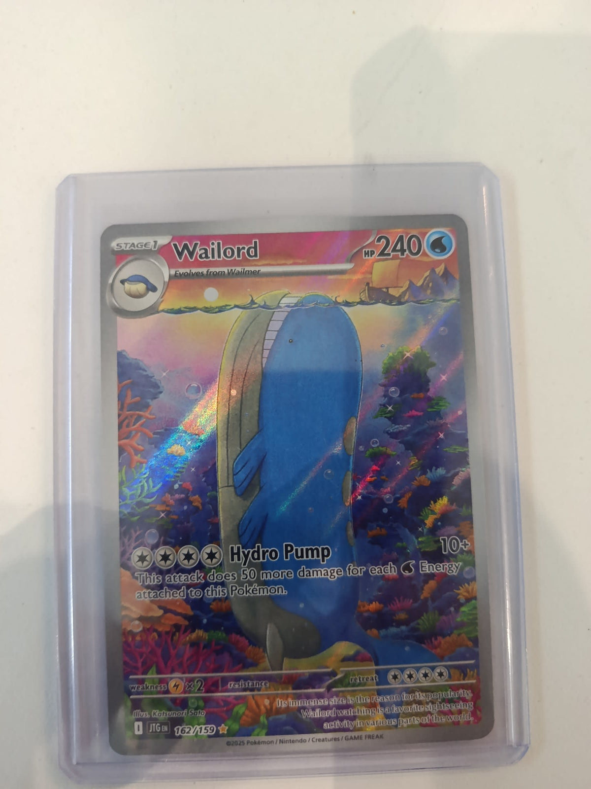 Pokemon Wailord Journey Together (JTG) #162/159 2025 (English)