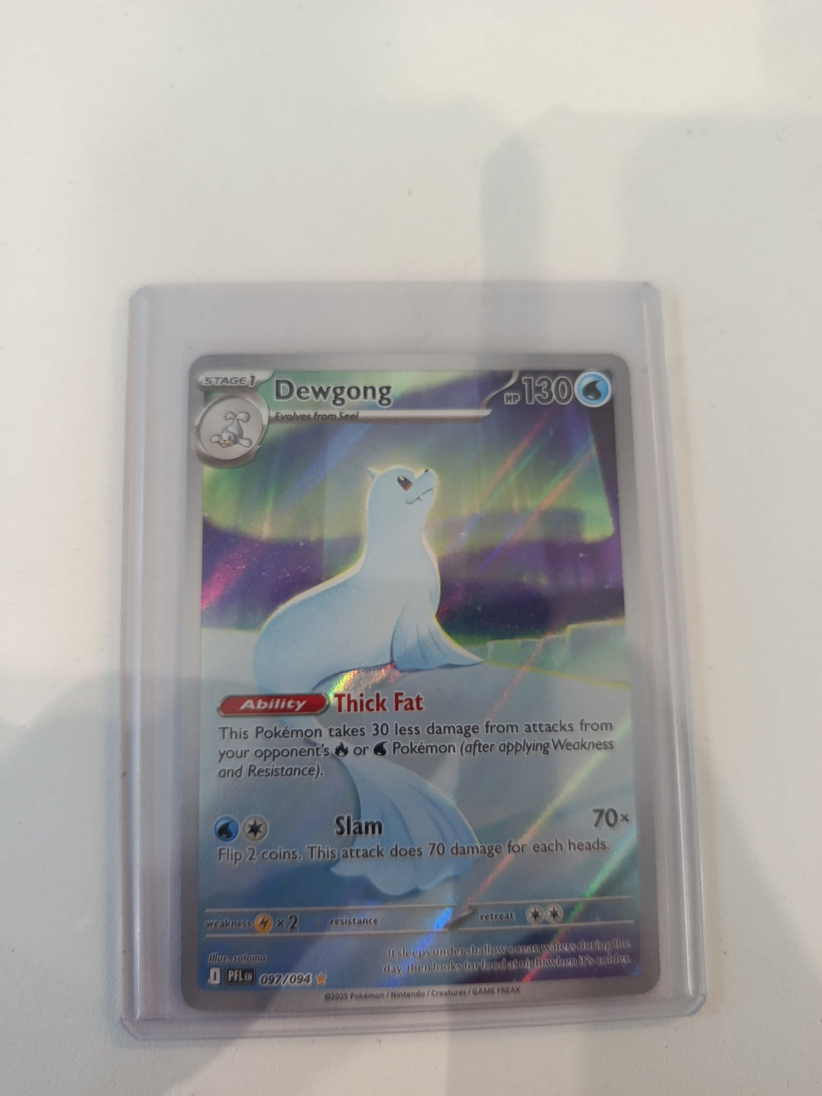 Pokemon Dewgong Paldean Fates (PFL) #097/094 2025 (English) 097/094