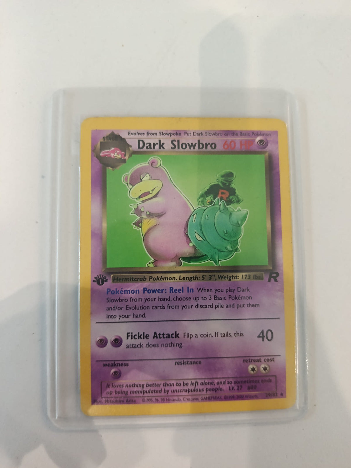 Pokemon Dark Slowbro Team Rocket #29/82 2000 (English)