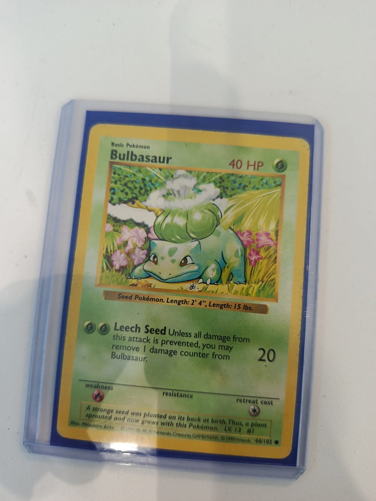 Pokemon Bulbasaur Base Set #44/102 1999 (English)