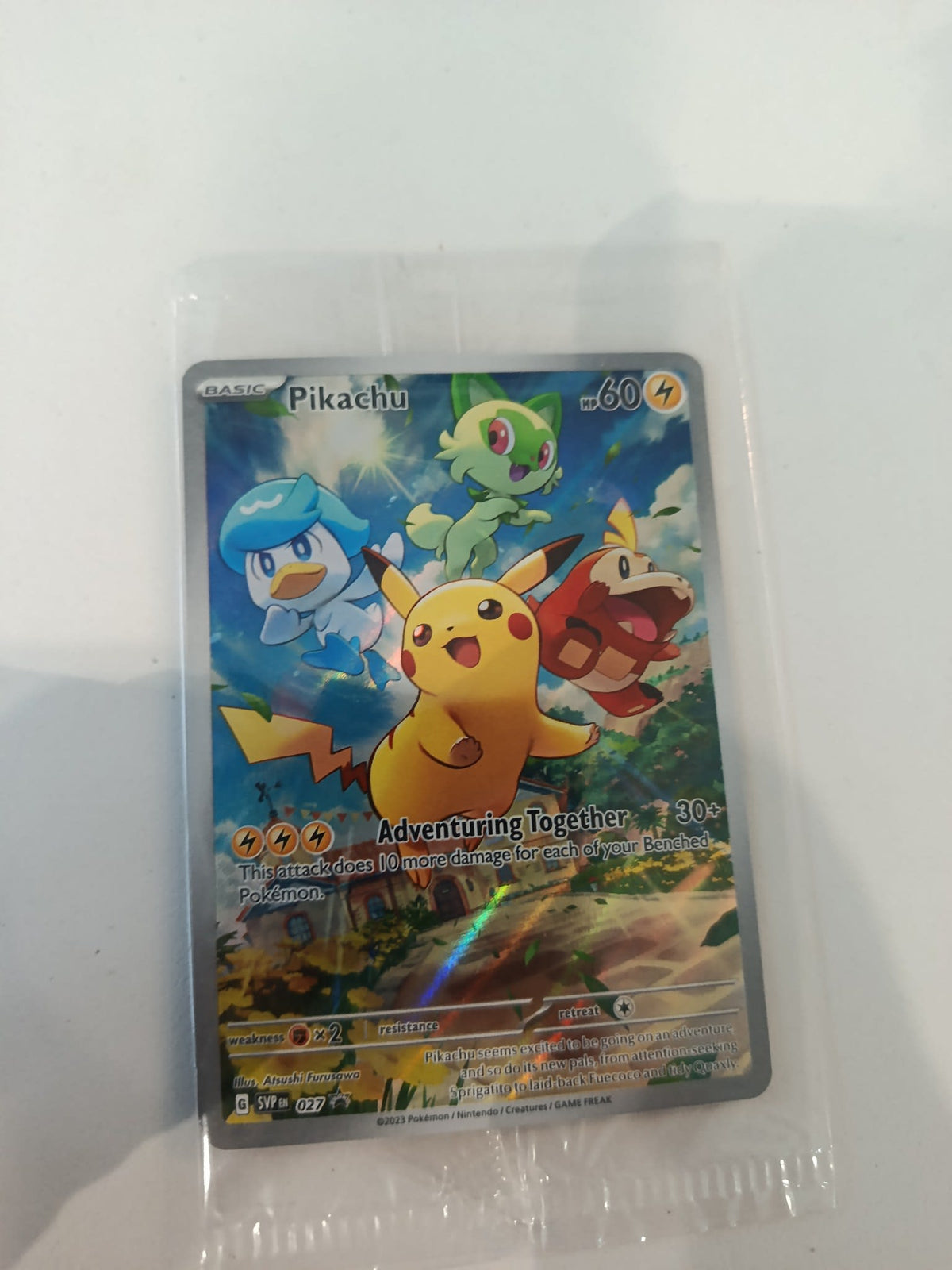 Pokemon Pikachu SVP #027 2023 (English)