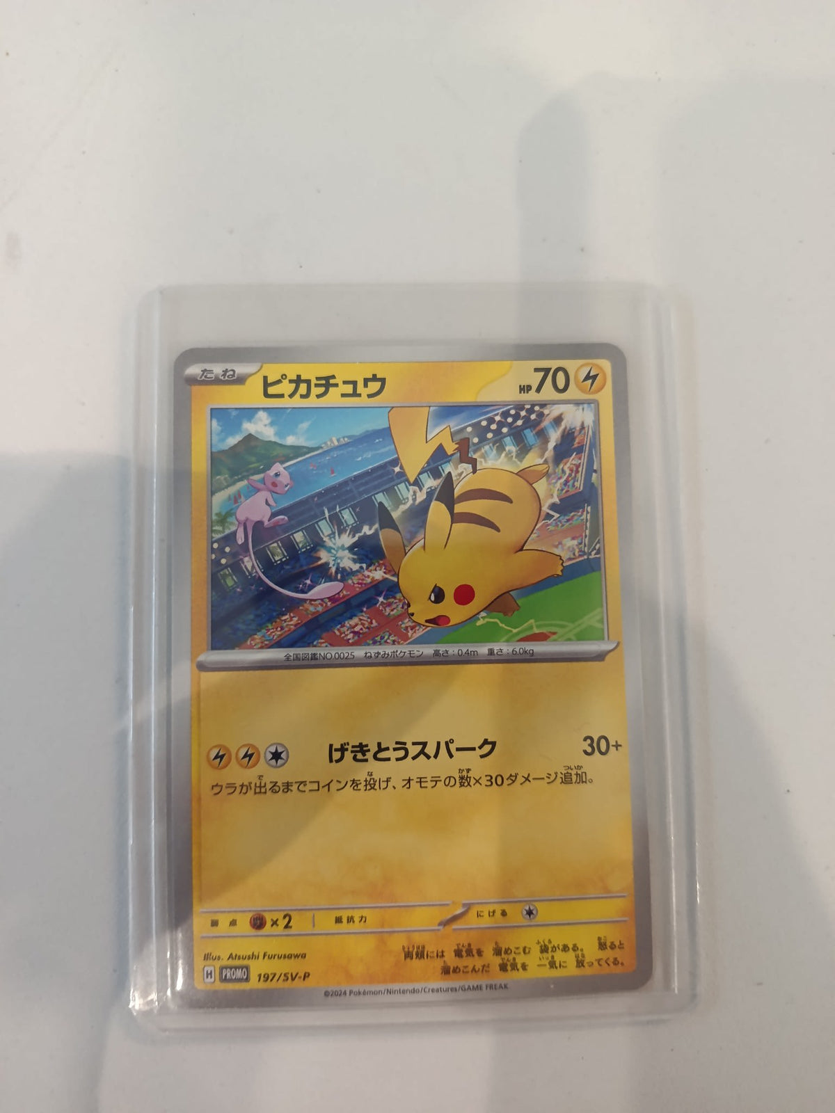 Pokemon Pikachu 5V-P Promo #197/5V-P 2024 (Japanese)