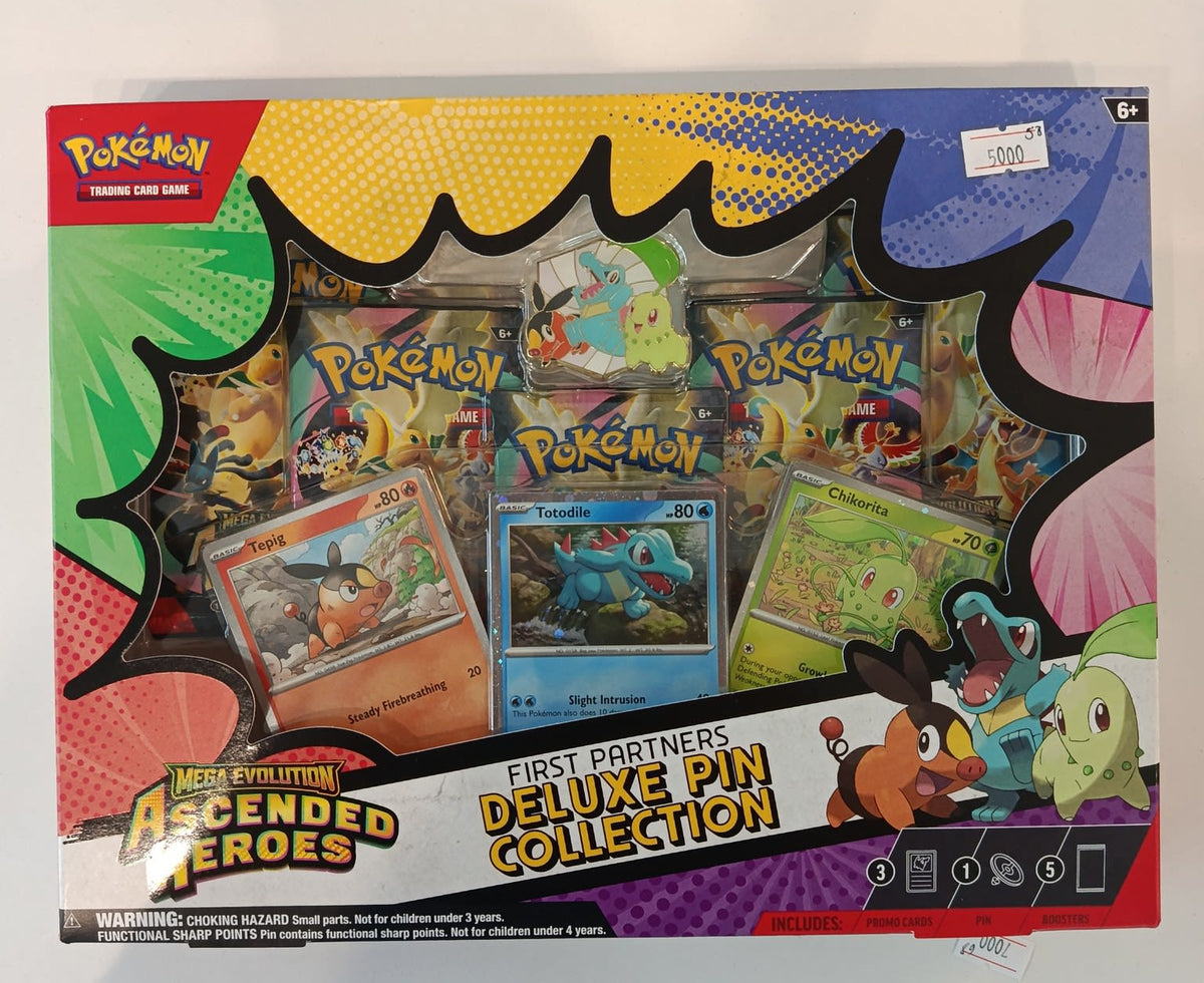 Pokemon Mega Evolution - Ascended Heroes Chikorita, Tepig & Totodile Collection Box 2025 (