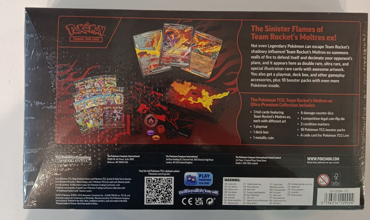 Pokemon Team Rocket's Moltres ex Ultra-Premium Collection Ultra-Premium Collection Box 202 - view 2