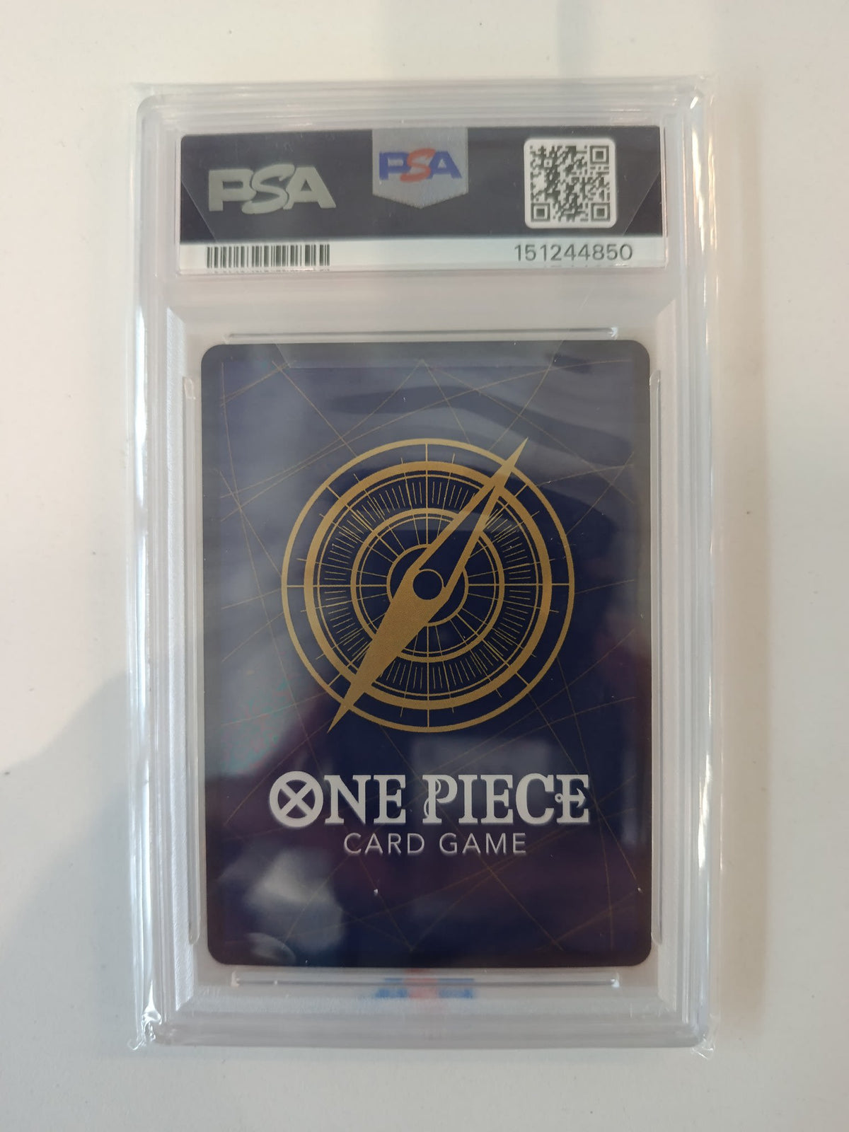 Bandai OP-13 Shanks 3rd Anniversary Silver #004 PSA 9 - view 2