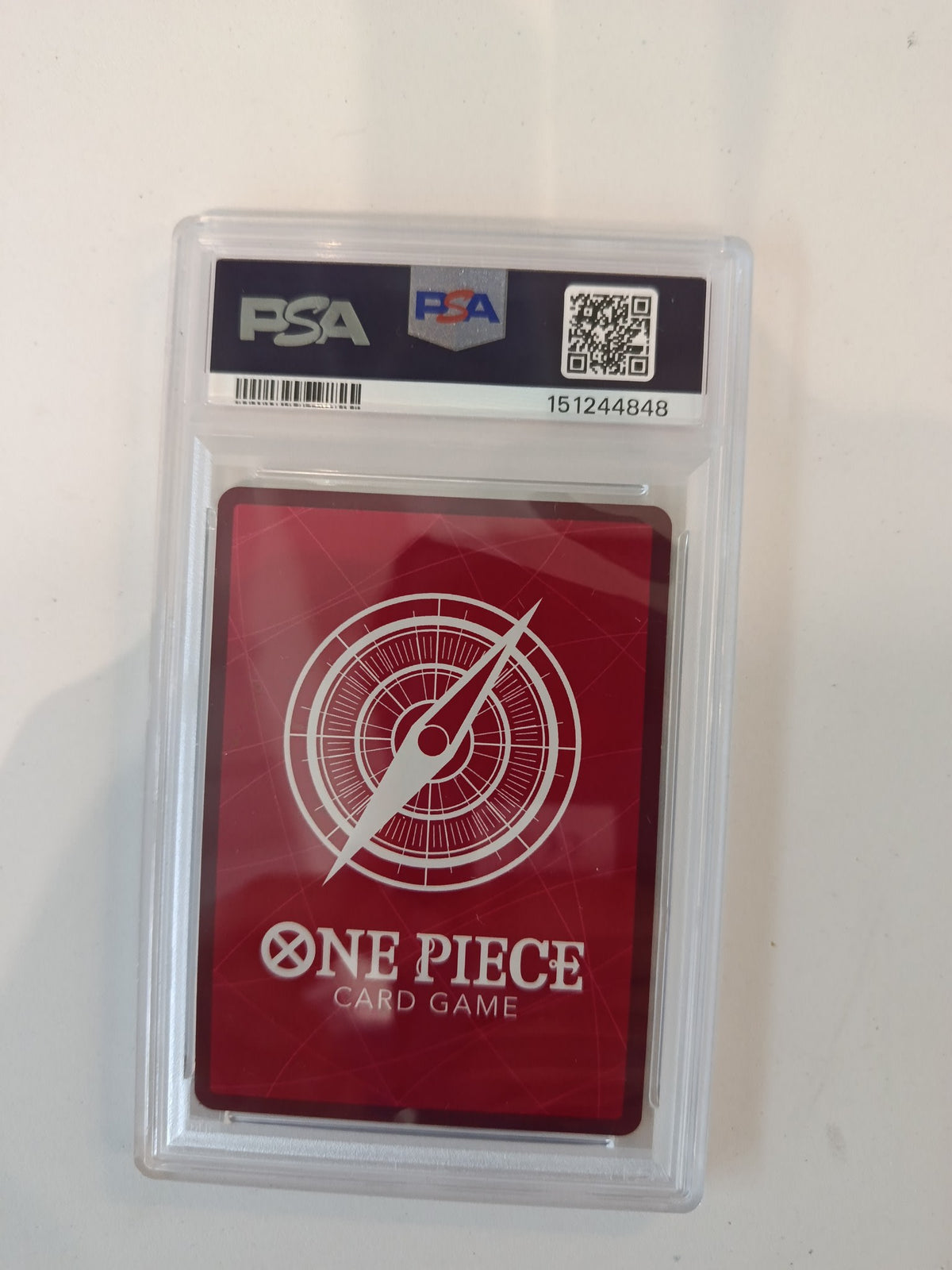 2025 Bandai ST21 EN Monkey D. Luffy Black & White Alt Art #001 PSA 9 - view 2