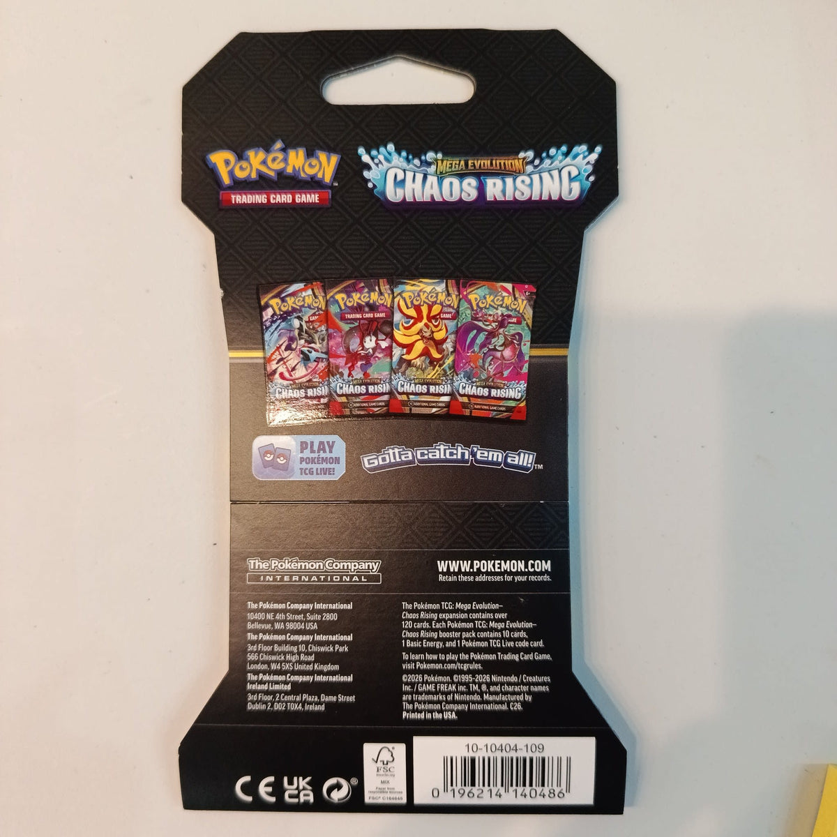 Pokemon Chaos Rising Delphox Booster Pack (English) - view 2