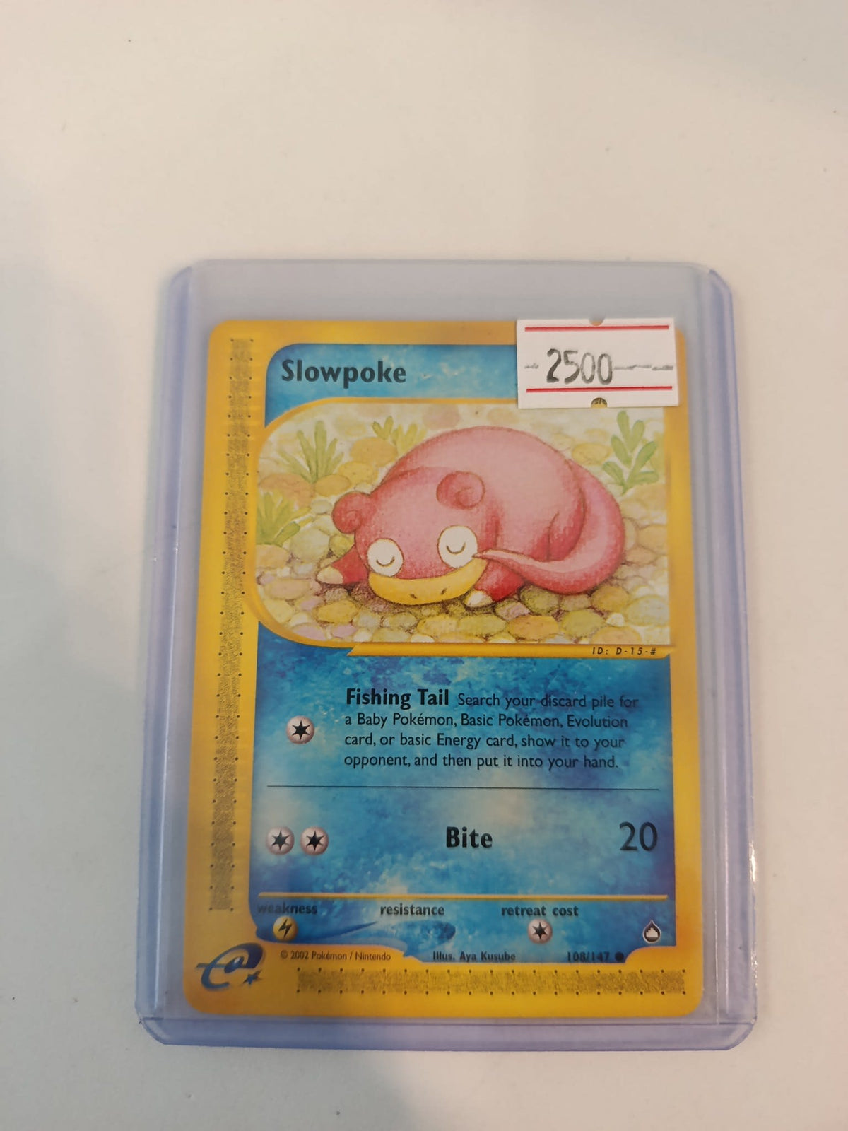 Pokemon Slowpoke Aquapolis #108/147 2003 (English)