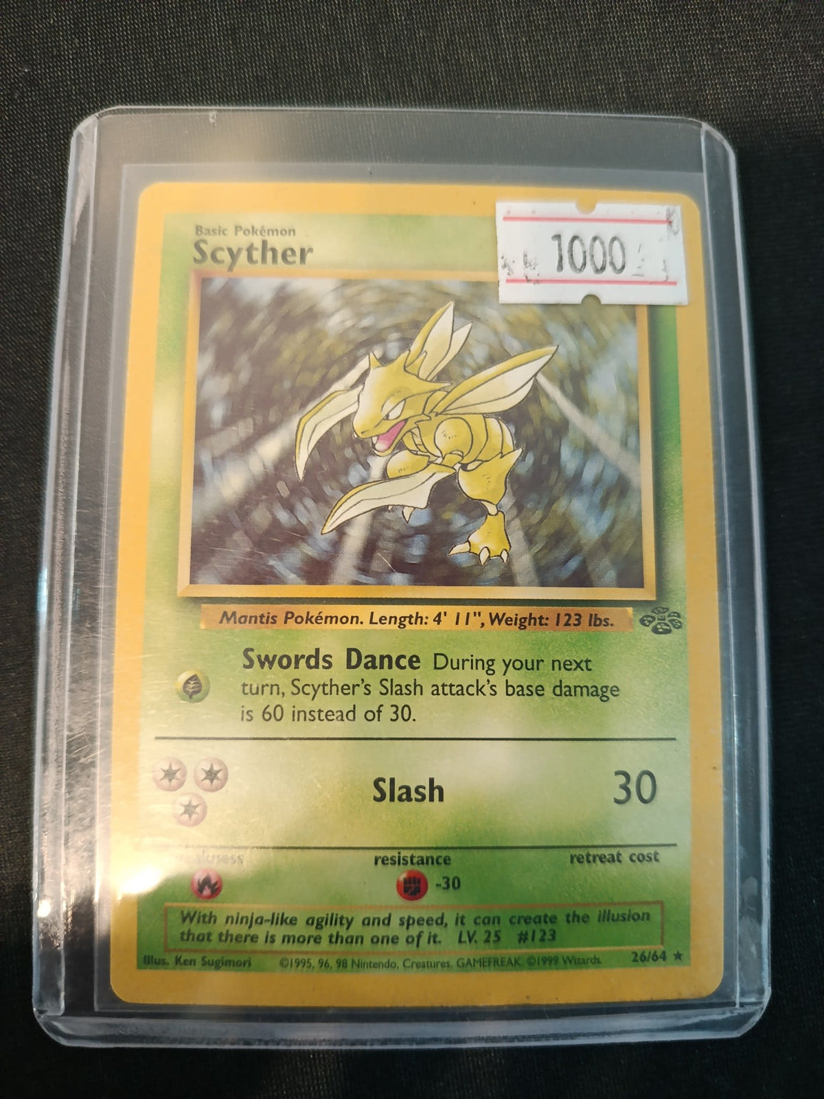 Pokemon Scyther Jungle #26/64 1999 (English)