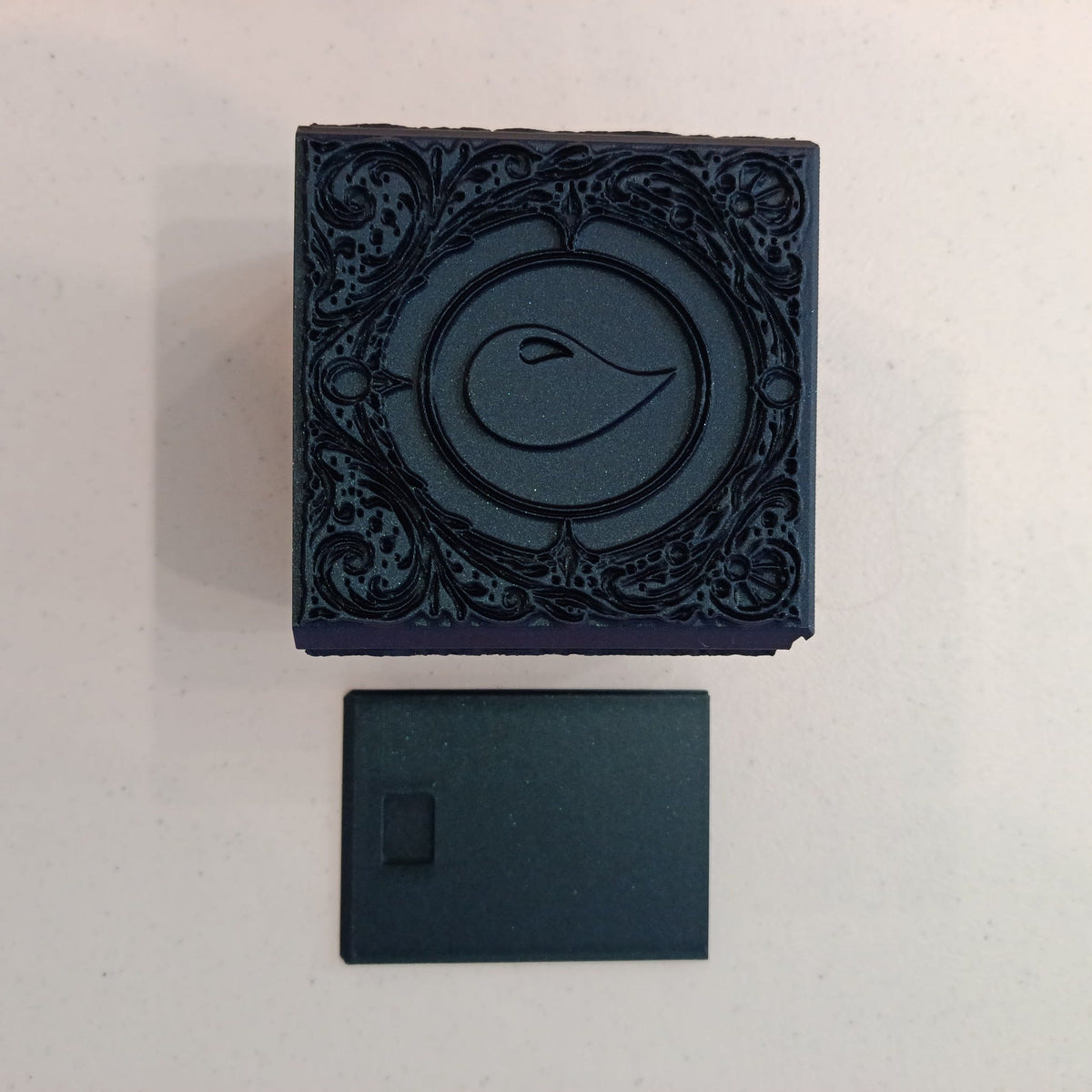 Dibs Pack Custom 3D Printed Deck Box Bird Logo Deck Box - view 2
