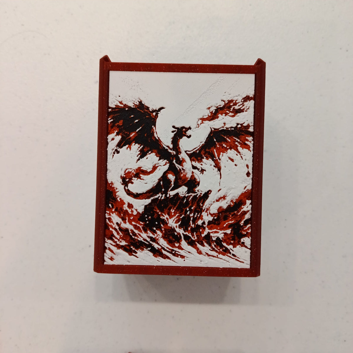 3D Printed Deck Box Dragon (Accessory) - view 2